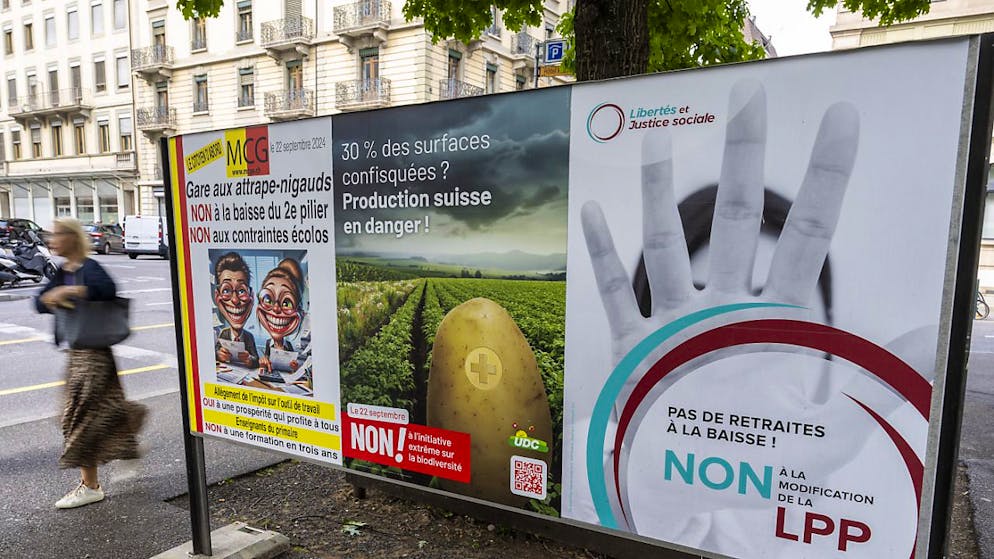 Le 22 septembre, les Suisses ont dit non à l'initiative biodiversité et la réforme de la LPP, mais pour des raisons différentes, selon l'analyse Vox (archives)
