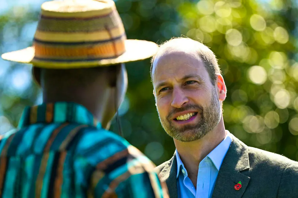 "To be honest, it was awful": Prince William spoke unusually openly to the press about the personal stresses and strains of the past year.
