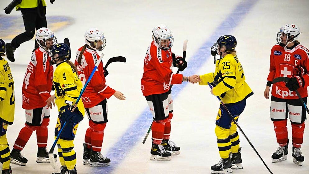 The Swiss have to congratulate the Swedes on their victory