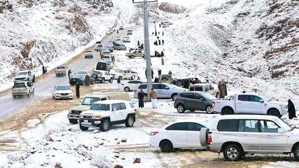 Neve in Arabia Saudita