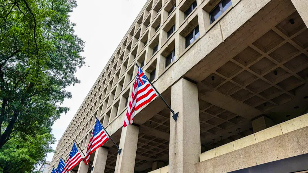 ARCHIVE - View of the headquarters of the Federal Bureau of Investigation (FBI). Photo: Valerie Plesch/dpa