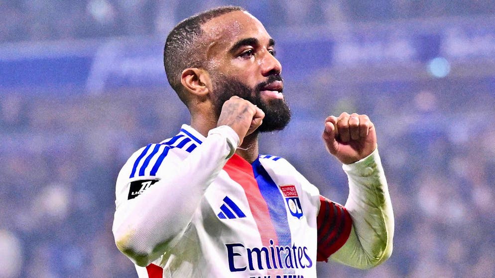 Alexandre Lacazette a inscrit l’unique but de la rencontre.