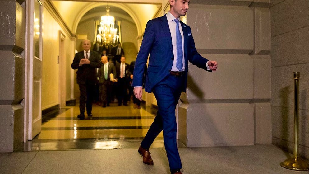 ARCHIVE - Stephen Miller, adviser to US President Trump, arrives for a meeting with US President Trump on Capitol Hill. Photo: Andrew Harnik/AP/dpa