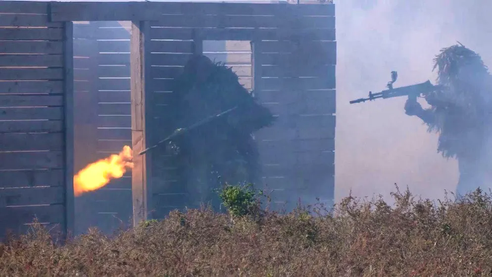 Experts are unwilling to predict how the war between Russia and Ukraine - here a training camp of Russian soldiers - will develop.