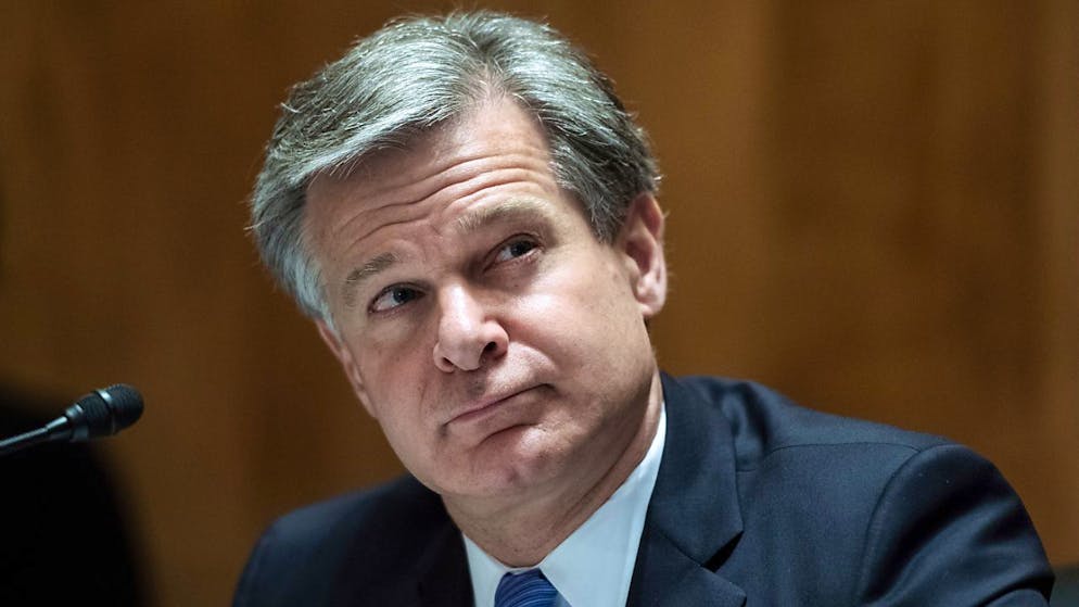 Christopher Wray era stato nominato proprio da Trump.