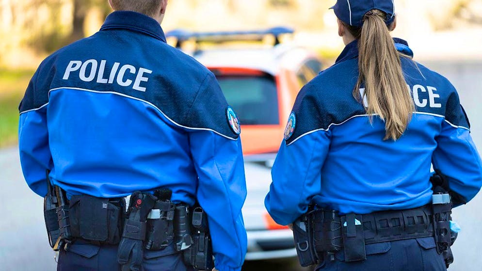 Following the robbery in Martigny VS last Friday, the Valais police arrested three suspects the following day. (symbolic image)
