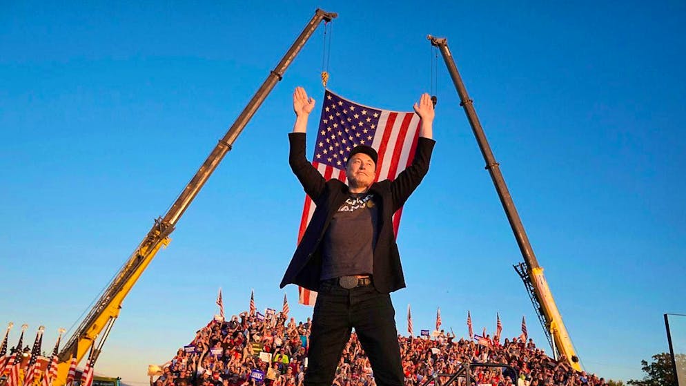 Tesla share price rises and makes Elon Musk even richer (archive image)