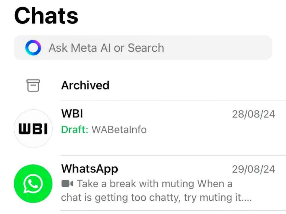 Questa notifica verde ha lo scopo di ricordare più attivamente i messaggi non inviati.