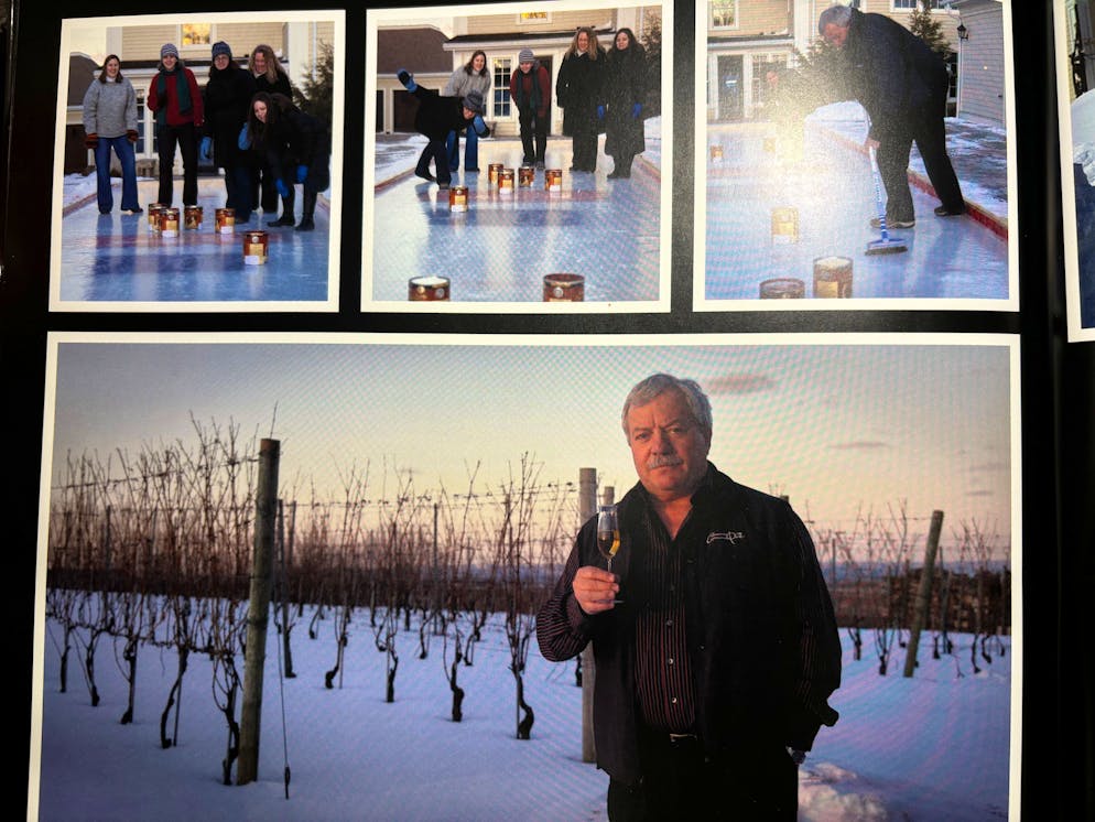 St. Gallerin lebt seit über 20 Jahren in Kanada. Der Vater von Beatrice und Jürg, Hanspeter Stutz (Foto unten), kaufte 1993 das Weingut in Grand Pré in der kanadischen Provinz Nova Scotia.