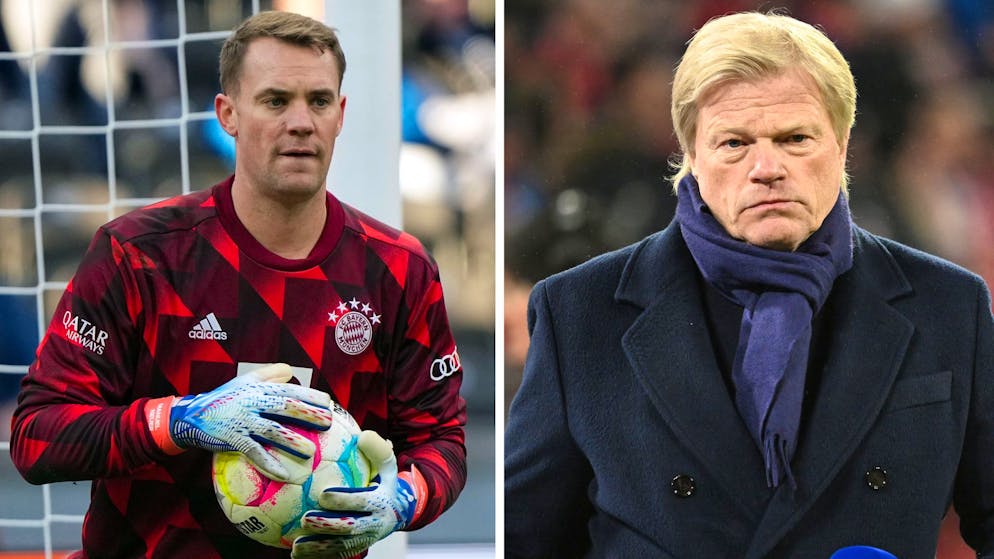 Oliver Kahn (r) hat einen Rat für Manuel Neuer.