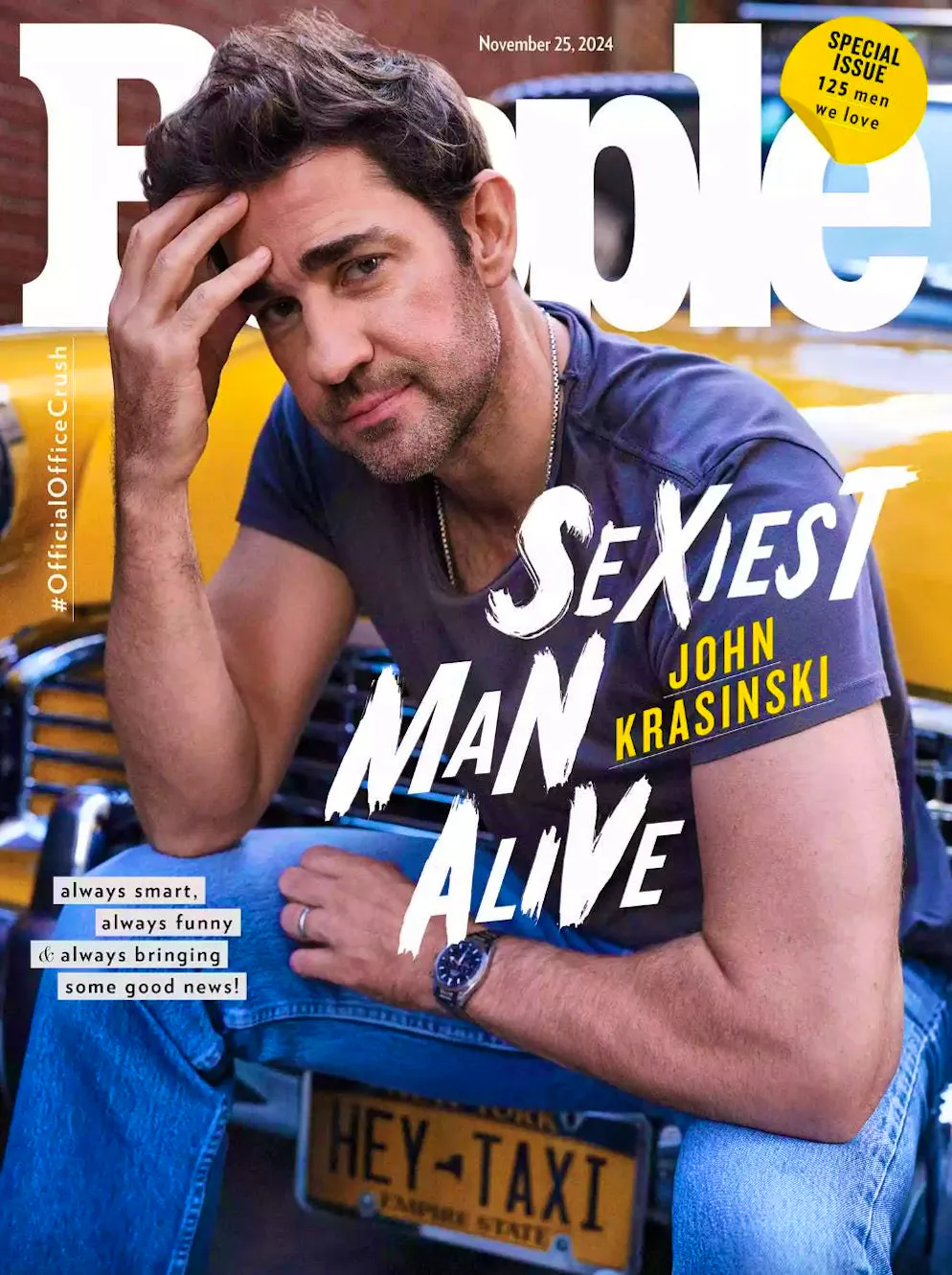 The US magazine "People" is already presenting the cover for the "Sexiest Man Alive 2024".