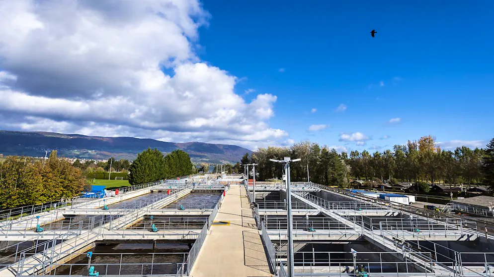 La Ville d'Yverdon lance un projet pilote de réutilisation des eaux usées traitées par la STEP. Il  pourrait permettre d’économiser 60 millions de litres d'or bleu par année (archives).