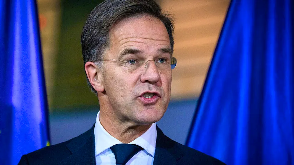 Mark Rutte, NATO Secretary General, speaks at a press conference. Photo: Bernd von Jutrczenka/dpa