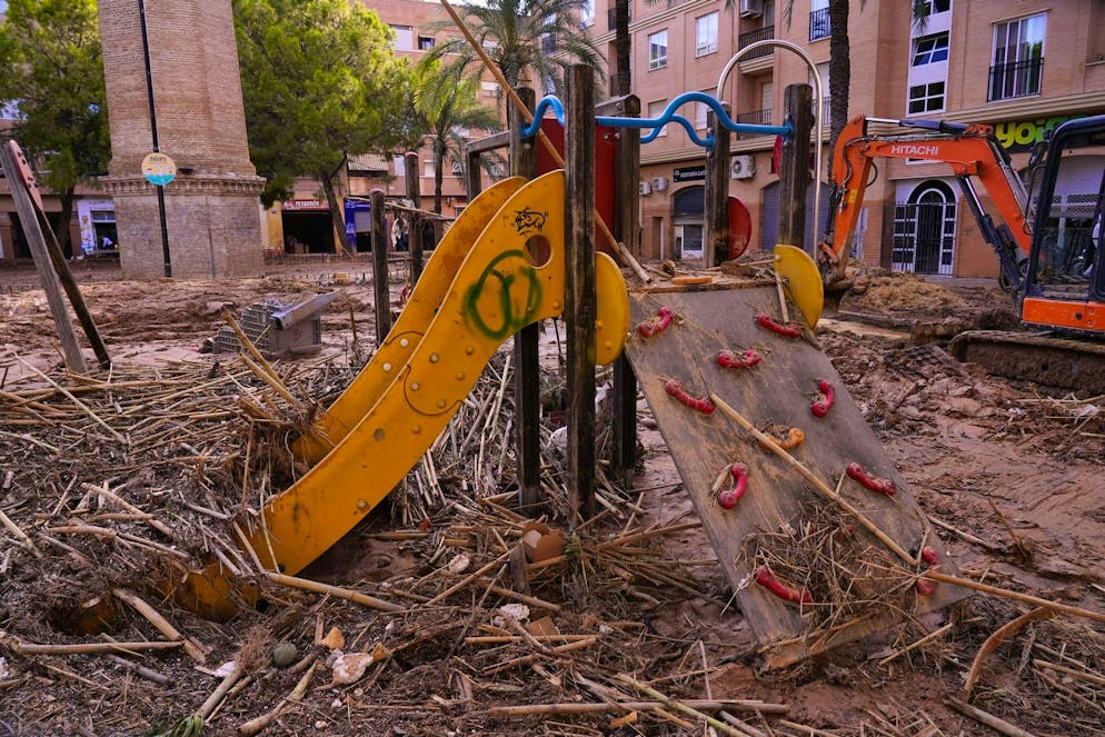 Severe weather in Spain: Highest warning level in some regions - Gallery. Traces of the devastation can still be seen in many places.