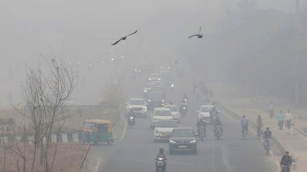 Inquinamento ad altissimi livelli a Delhi.