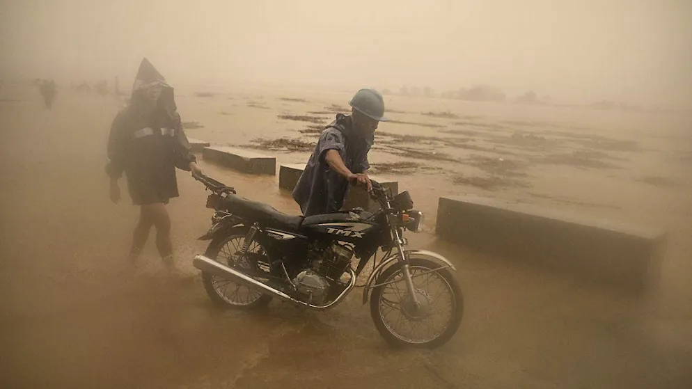 It was only on Monday that tropical cyclone "Toraji" made landfall in the Philippines. This makes "Usagi" the second typhoon to hit the country in a week. (archive picture)