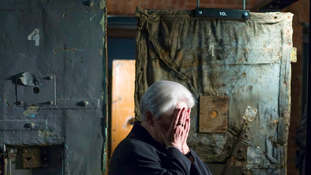 La veuve de l'écrivain russe Alexandre Soljenitisne, Natalya, à l'ouverture du musée du Goulag à Moscou, en 2015. Son mari avait écrit sur son expérience de l'univers concentrationnaire russe.