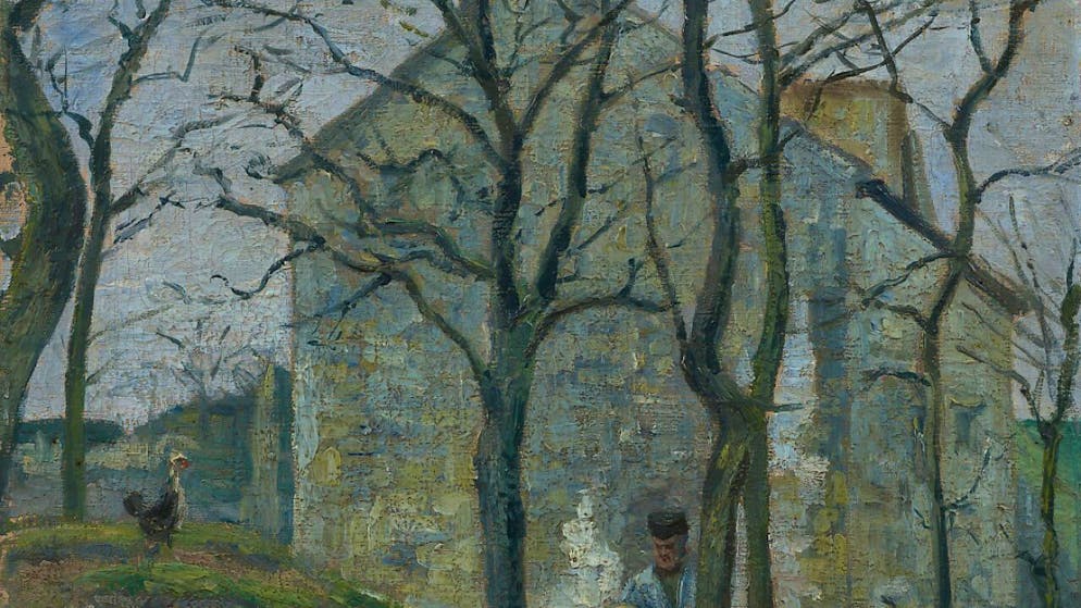 Il dipinto in questione «La Maison Rondest, l'Hermitage, Pontoise» di Camille Pissarro.
