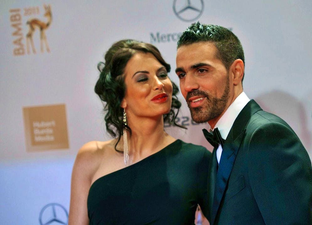 Bushido with his wife Anna-Maria at an event in 2011.