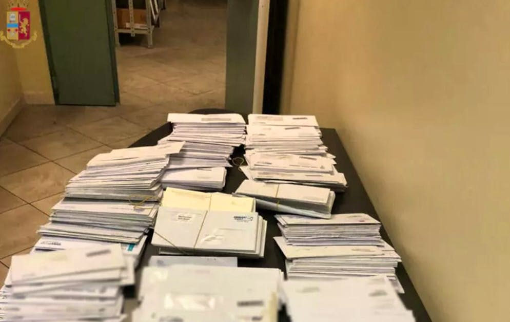 Le lettere non recapitate in 10 anni