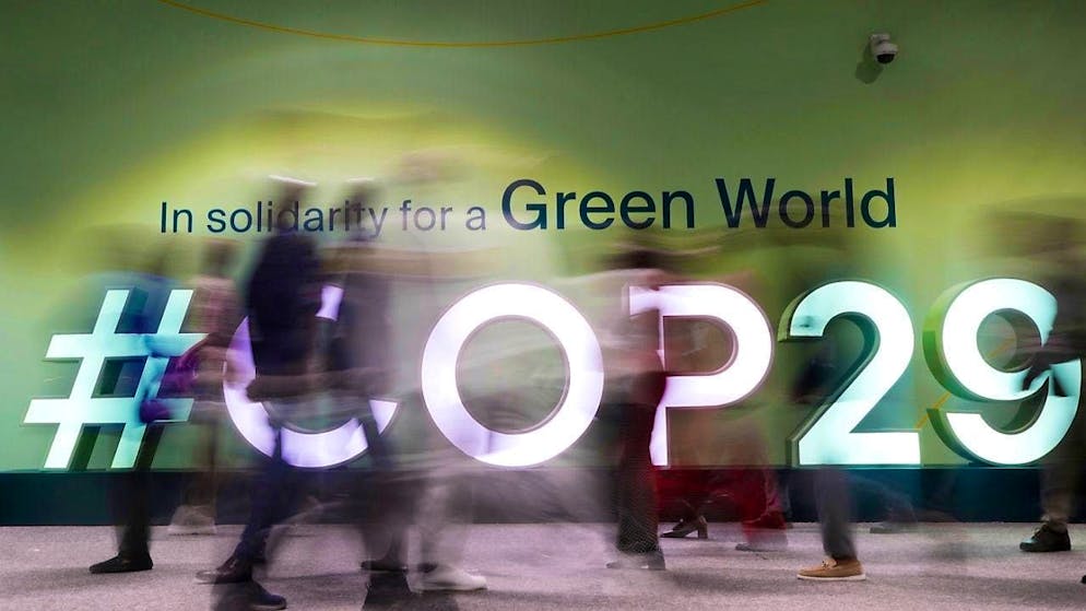 dpatopbilder - Billionaires often pay little or almost no taxes, but are disproportionately fuelling the climate crisis through their harmful lifestyles and bad investments, explained the environmental organization 350.org in Baku. Photo: Rafiq Maqbool/AP/dpa