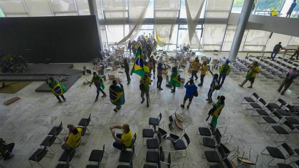 On January 8, 2023, supporters of ousted president Jair Bolsonaro have the presidential palace, the president of Brazil's official place of work.