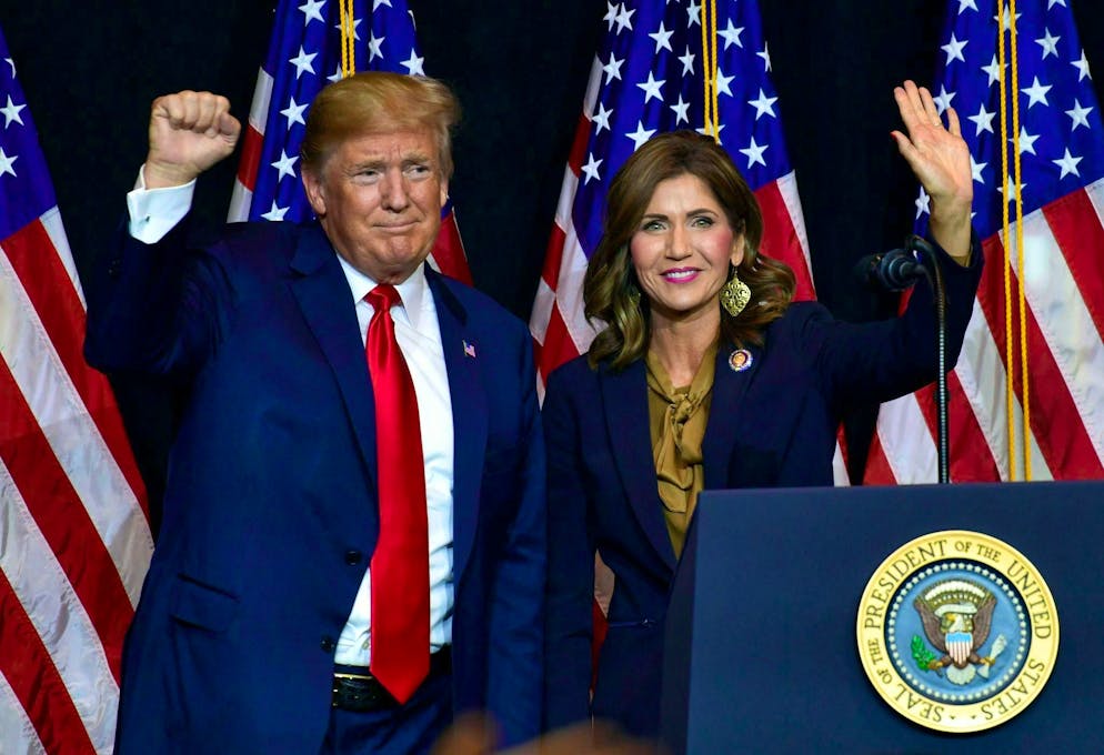 TV man, billionaire, radicals: this is what Trump's team should look like - Gallery. Kristi Noem is to become Secretary of Homeland Security. (archive picture)