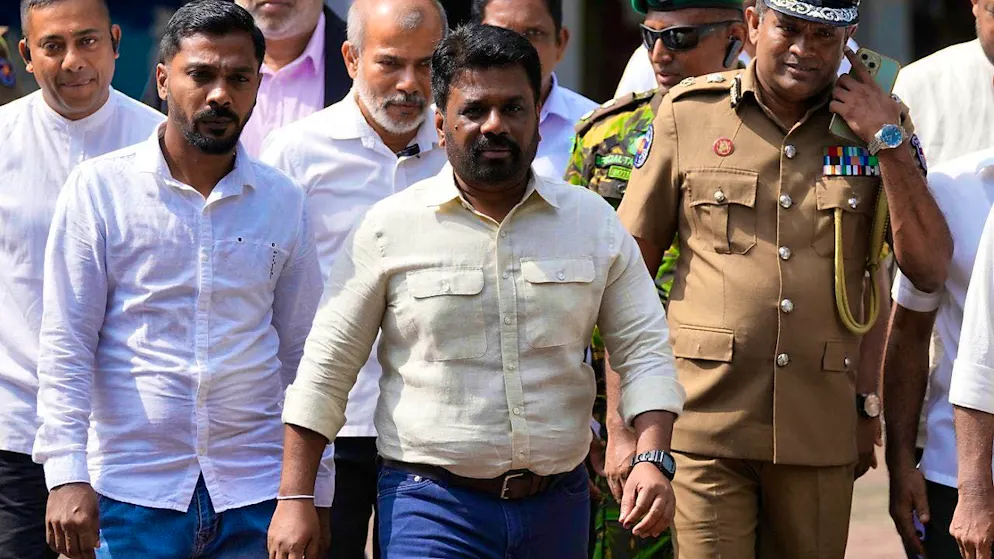 The National People's Power (NPP) under the Marxist Dissanayake won 159 of the 225 seats up for grabs. Photo: Eranga Jayawardena/AP