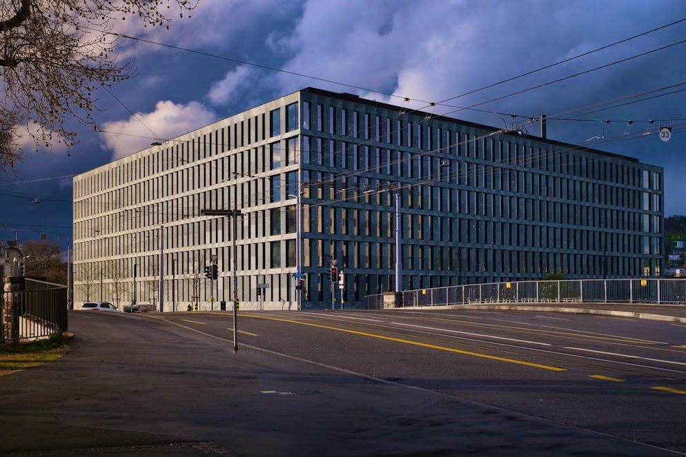 The Police and Justice Center (PJZ) in the city of Zurich. The building cleaning service also works here.