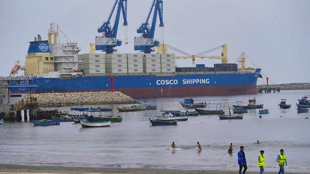 The first port controlled by China was opened in Chancay, Peru. (archive picture)