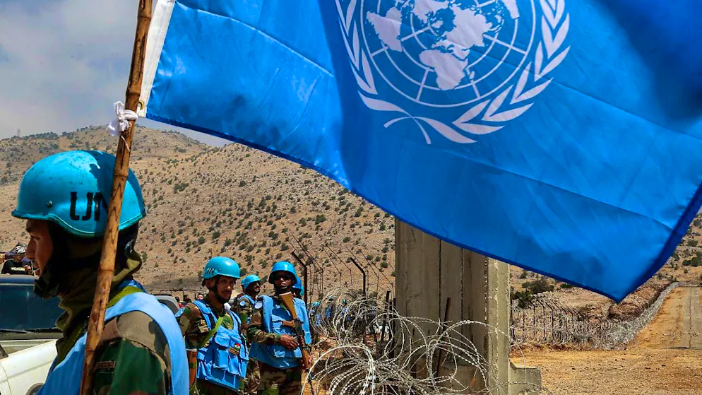 ARCHIVE - UN peacekeepers from the Indian contingent secure the Lebanese border with Israel. Photo: Marwan Naamani/dpa