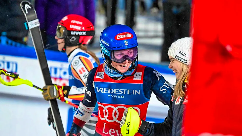 Mikaela Shiffrin superior - Rast and Meillard convince - Gallery. Mikaela Shiffrin won the slalom in Levi for the eighth time