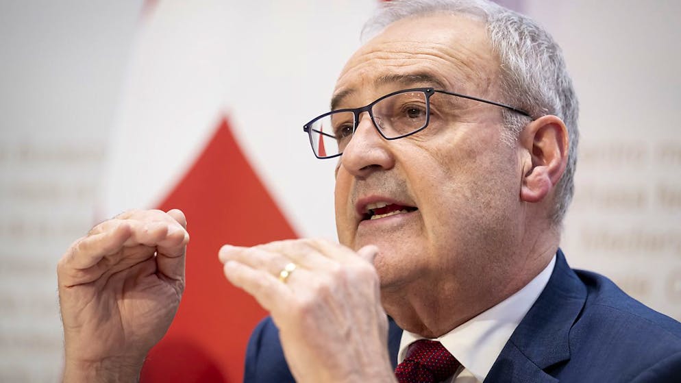 La Suisse ne doit pas mener de politique industrielle ciblée sur certains secteurs comme l'acier, estime Guy Parmelin (archives).