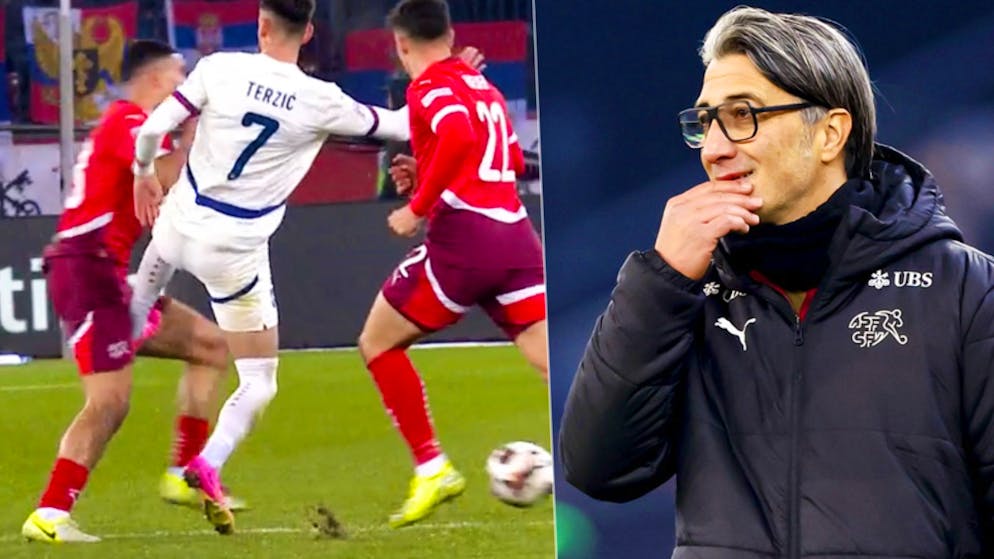 Nati coach after relegation. Yakin has a gripe with the referee and is annoyed about missed goal chances