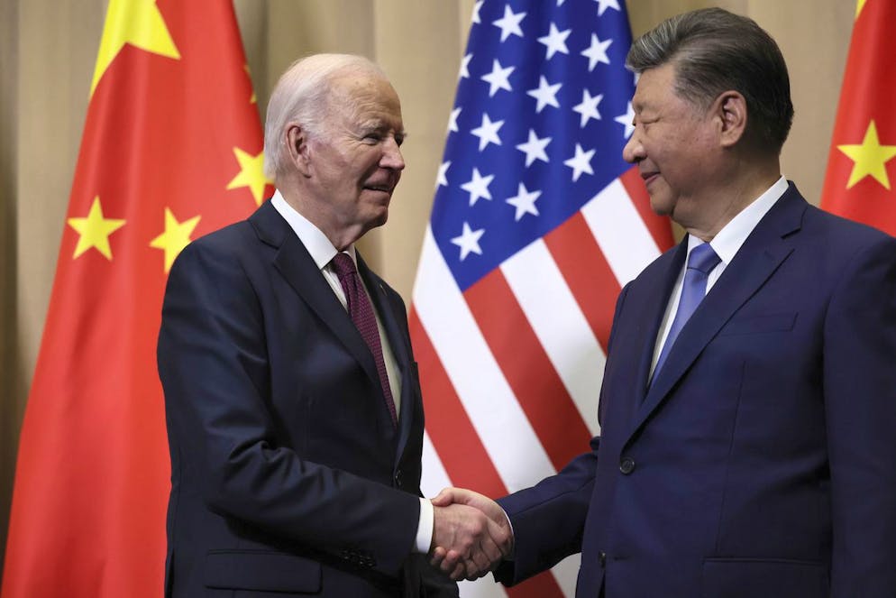 Biden s'est dit «fier des progrès accomplis» pour stabiliser la relation entre Washington et Pékin.