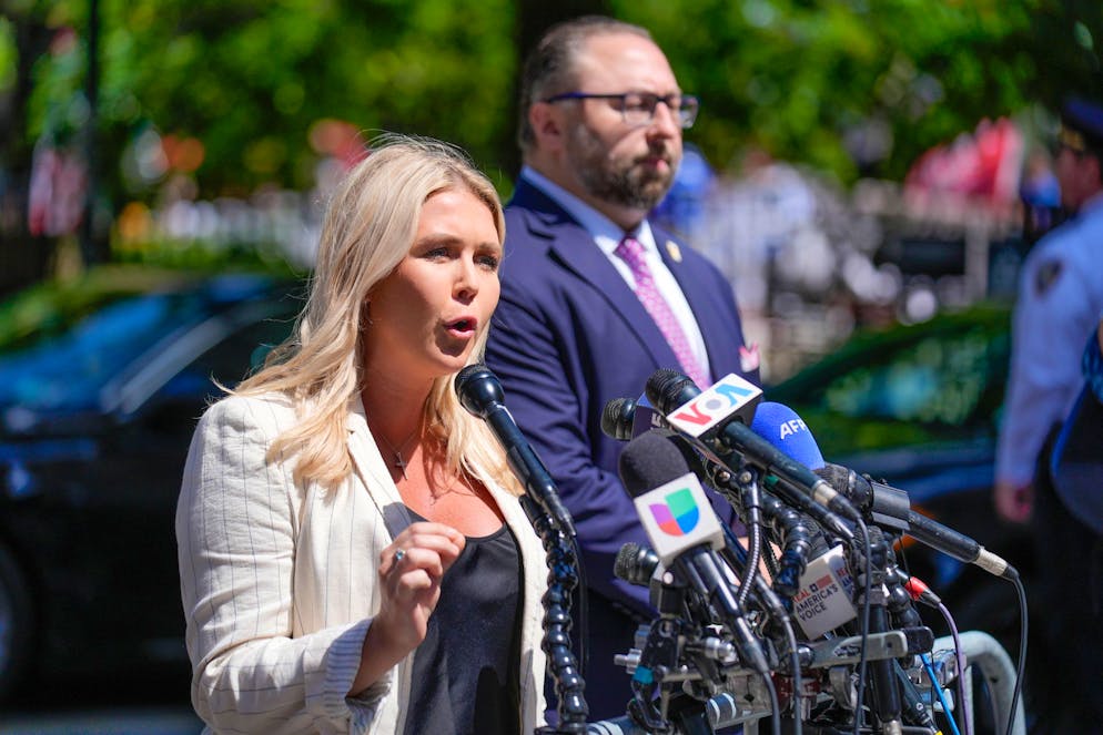 Die 27 Jahre alte Karoline Leavitt soll Sprecherin des Weissen Hauses werden. (Archivbild)