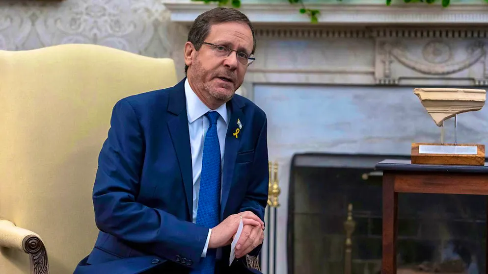 ARCHIVE - Israel's President Izchak Herzog. Photo: Ben Curtis/AP/dpa