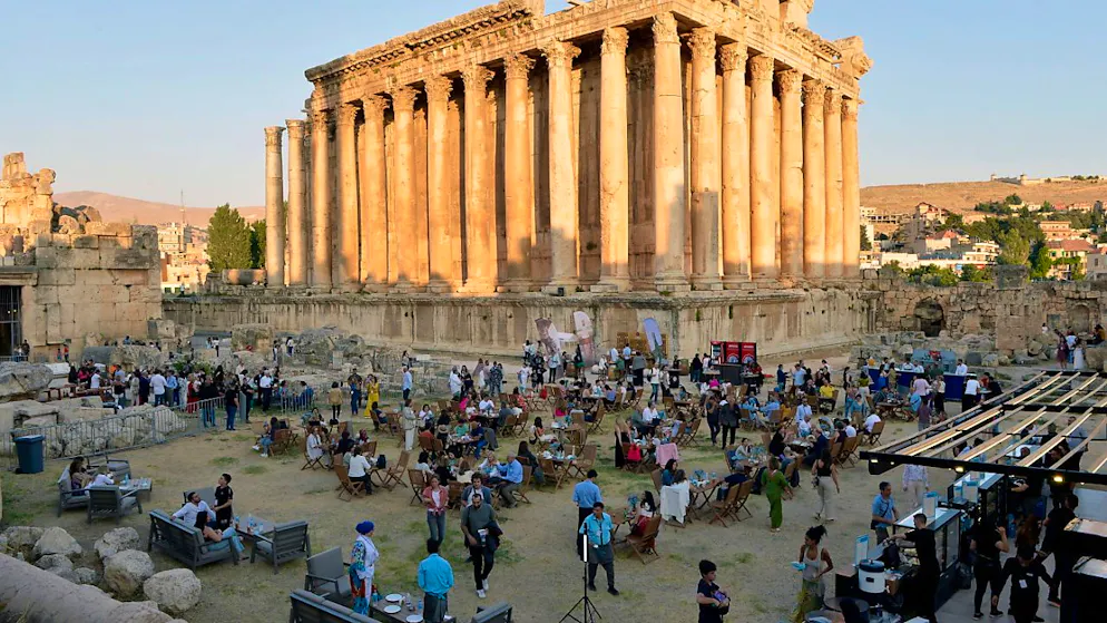 Le temple de Bacchus à Baalbrck. Avec ses constructions colossales bâties pendant plus de deux siècles, "Baalbeck demeure l'un des vestiges les plus imposants de l'architecture romaine impériale à son apogée", rappelle l'Unesco sur son site Internet.