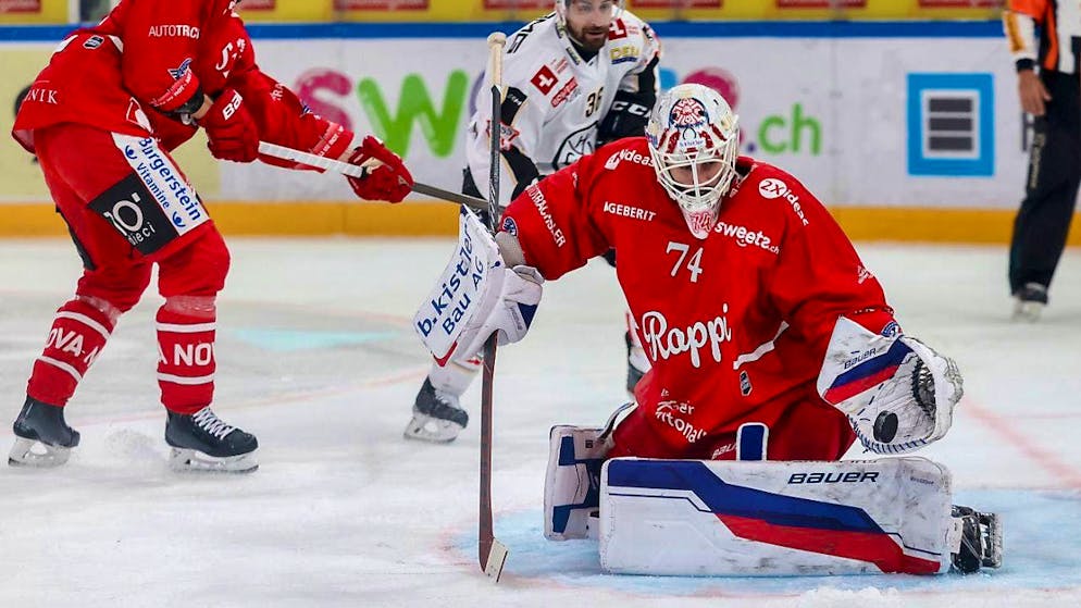Match winner for the Rapperswil-Jona Lakers: Ivars Punnenovs saves all 32 shots on his goal