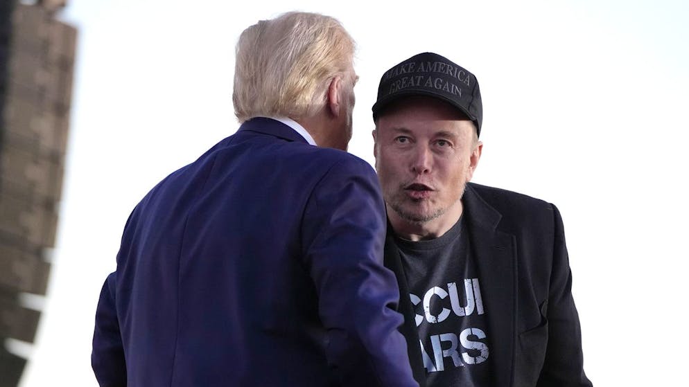Donald Trump e Elon Musk.