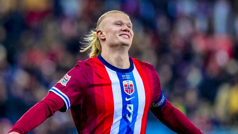 Erling Braut Haaland scores ... and scores ... and scores.