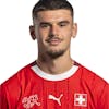 Portrait von Albian Hajdari,.Spieler des Schweizer U21 Fussball.Nationalteams der Männer, fotografiert am 4..September 2024 in Lausanne. (SFV/KEYSTONE/Valentin Flauraud)