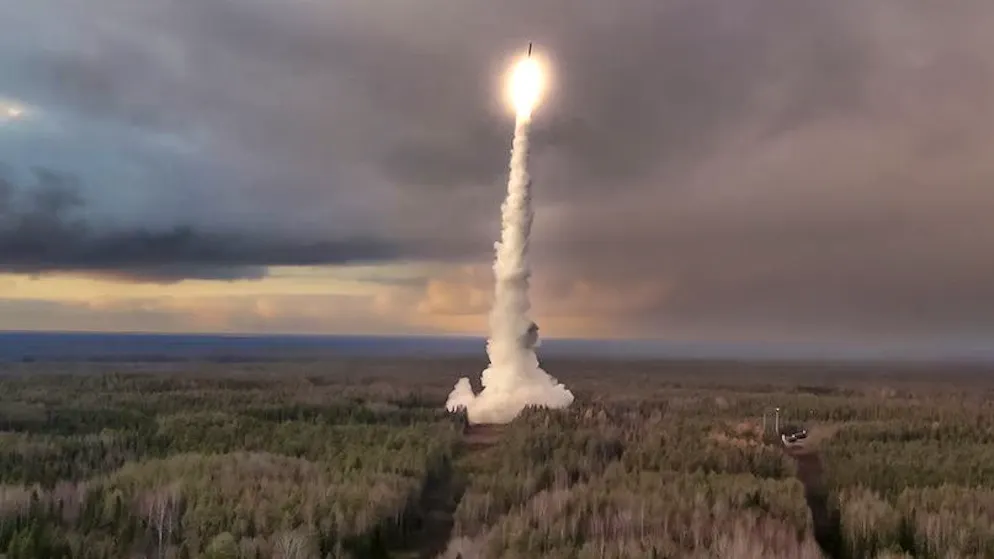 Test einer Interkontinentalrakete am 29. Oktober beim Kosmodrom Plessezk.