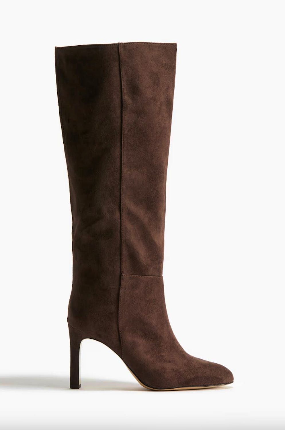 Shoe trend 4: Suede boots. Knee-high boots with heel from H&M for 119 francs. 