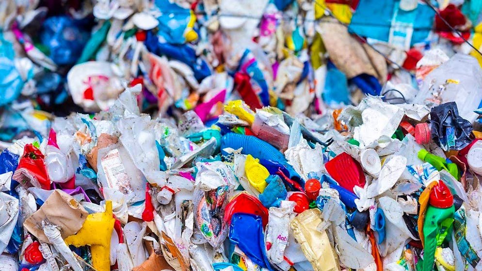 According to the researchers, the greatest effect against unrecycled plastic waste would be the introduction of a 40 percent recycling quota. (archive image)