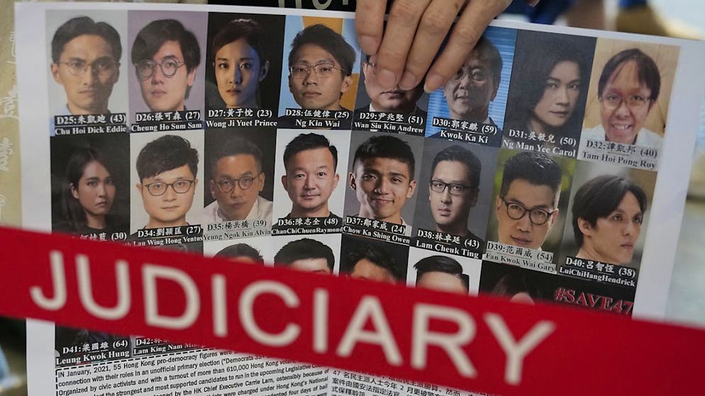 Nell'ambito del più grande processo sulla sicurezza nazionale di Hong Kong sono stati 45 attivisti pro-democrazia.