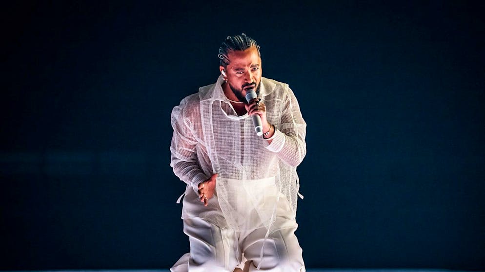 Slimane avait pris la quatrième place de l'Eurovision en mai avec sa chanson "Mon amour" (archives).