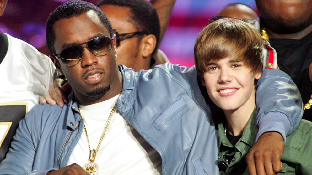 P Diddy e Justin Bieber nel 2010.
