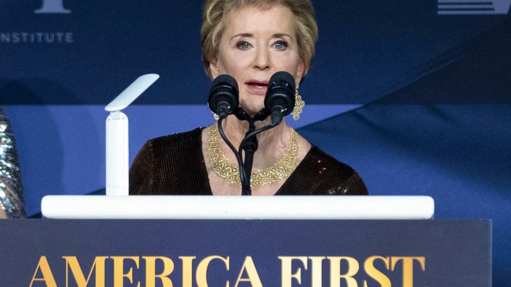 Linda McMahon ha giocato un ruolo importante nel gettare le basi della seconda presidenza Trump come presidente all'America First Policy Institute. (foto d'archivio)