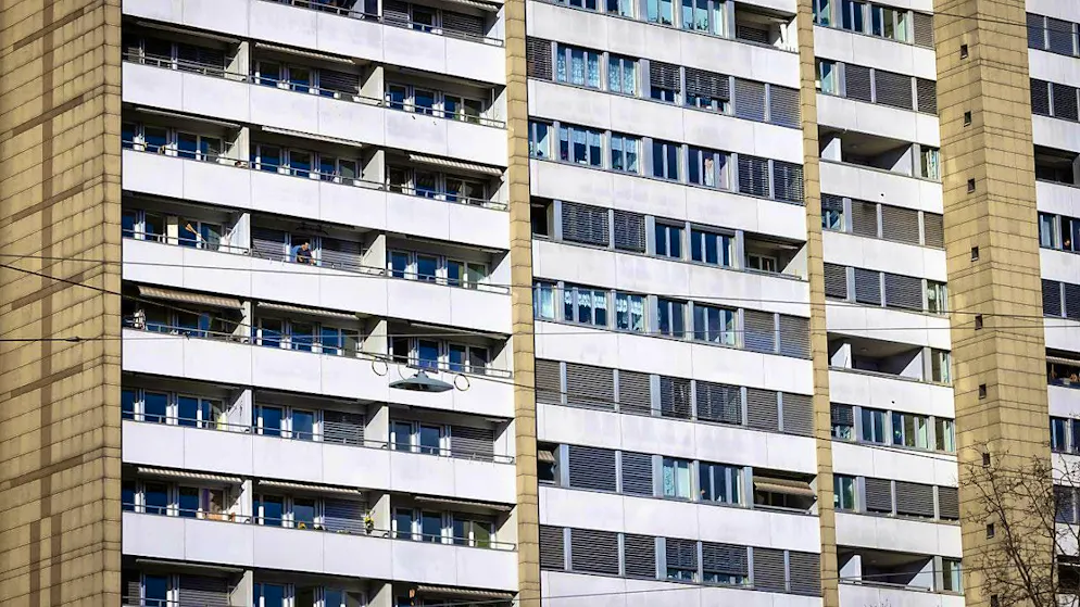In Switzerland, asking rents fell slightly in October. Compared to rents in the previous year, however, they have still increased significantly.(symbolic image)